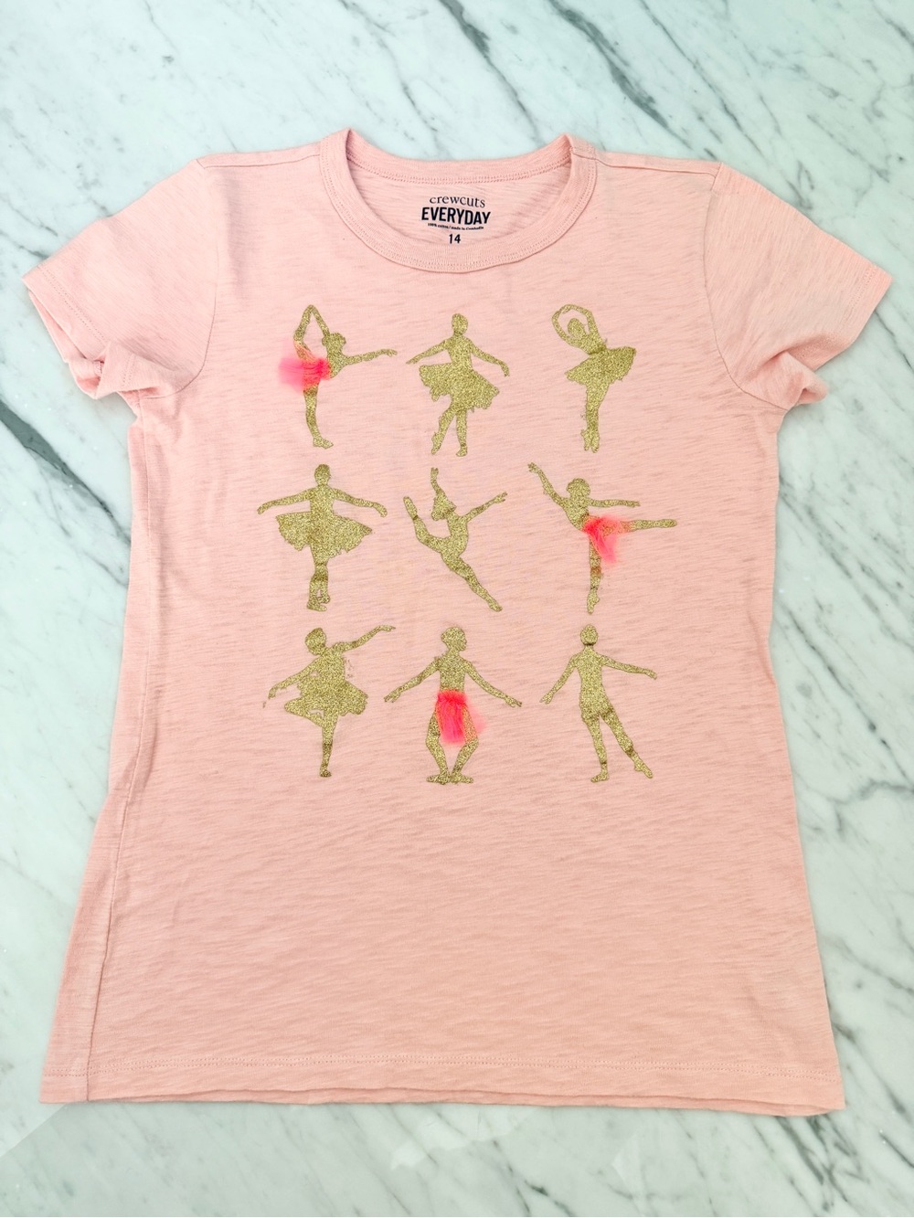 Crewcuts Ballerina Tee Size 14